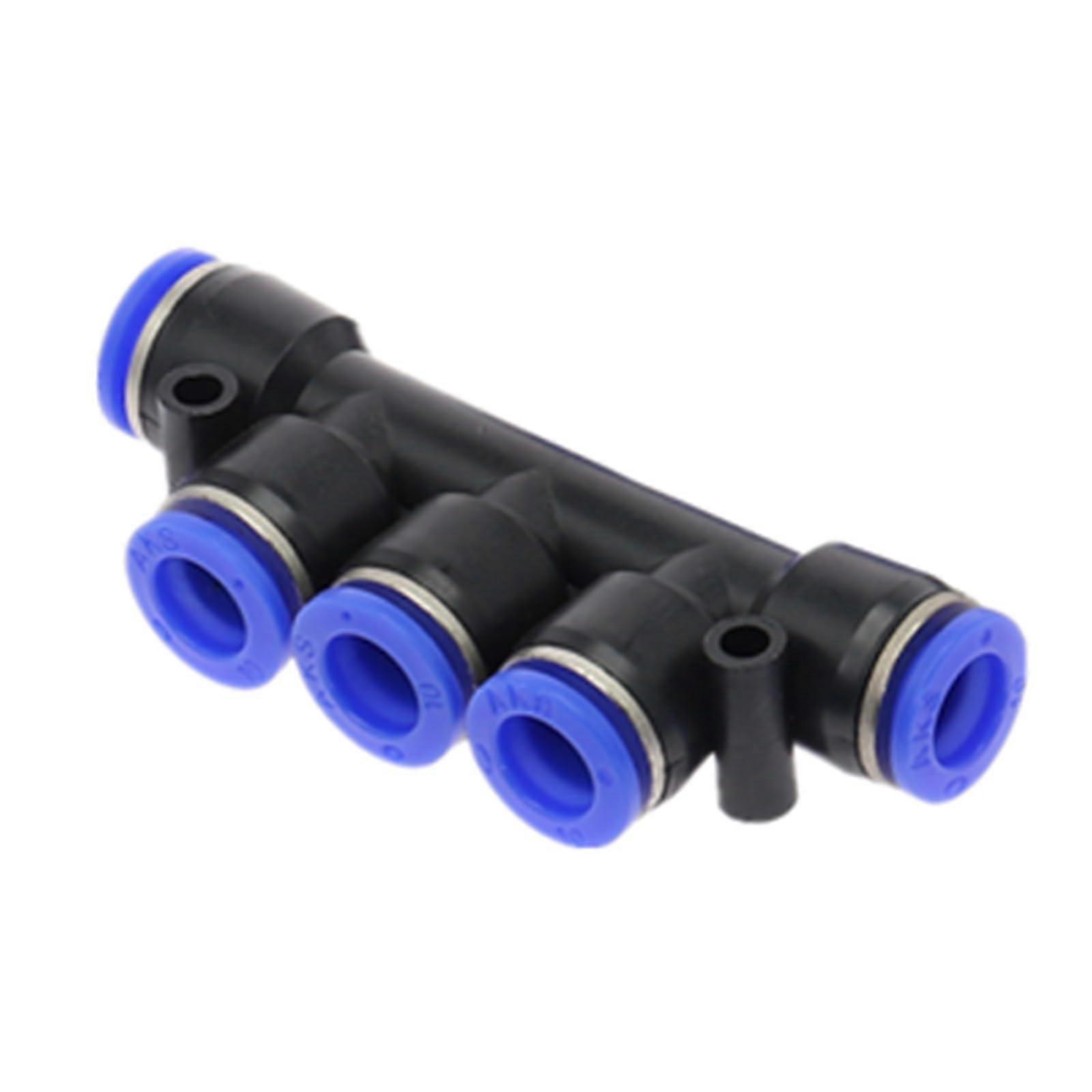 Adjustment Hose Connection Fittings For Air-Water Tubing, Push-In Quick Couplings, 4-12 mm, PU PY PK Materials