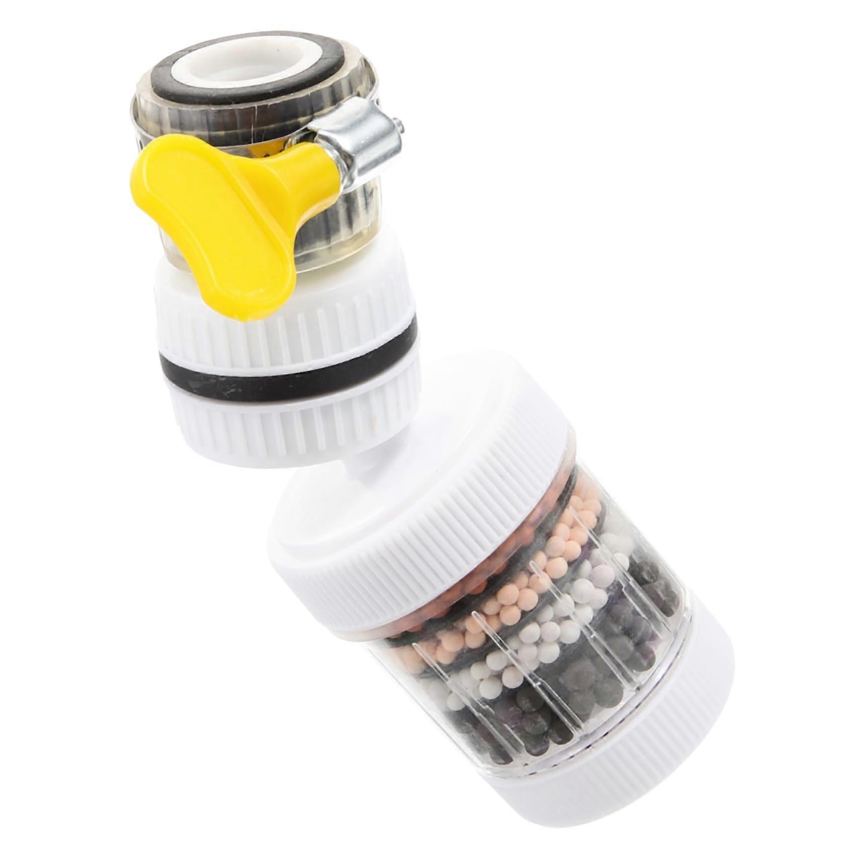 Tap Filter for Sink Universal Rotating Faucet White 1 Piece Water Filter for Kitchen Sink Tap
