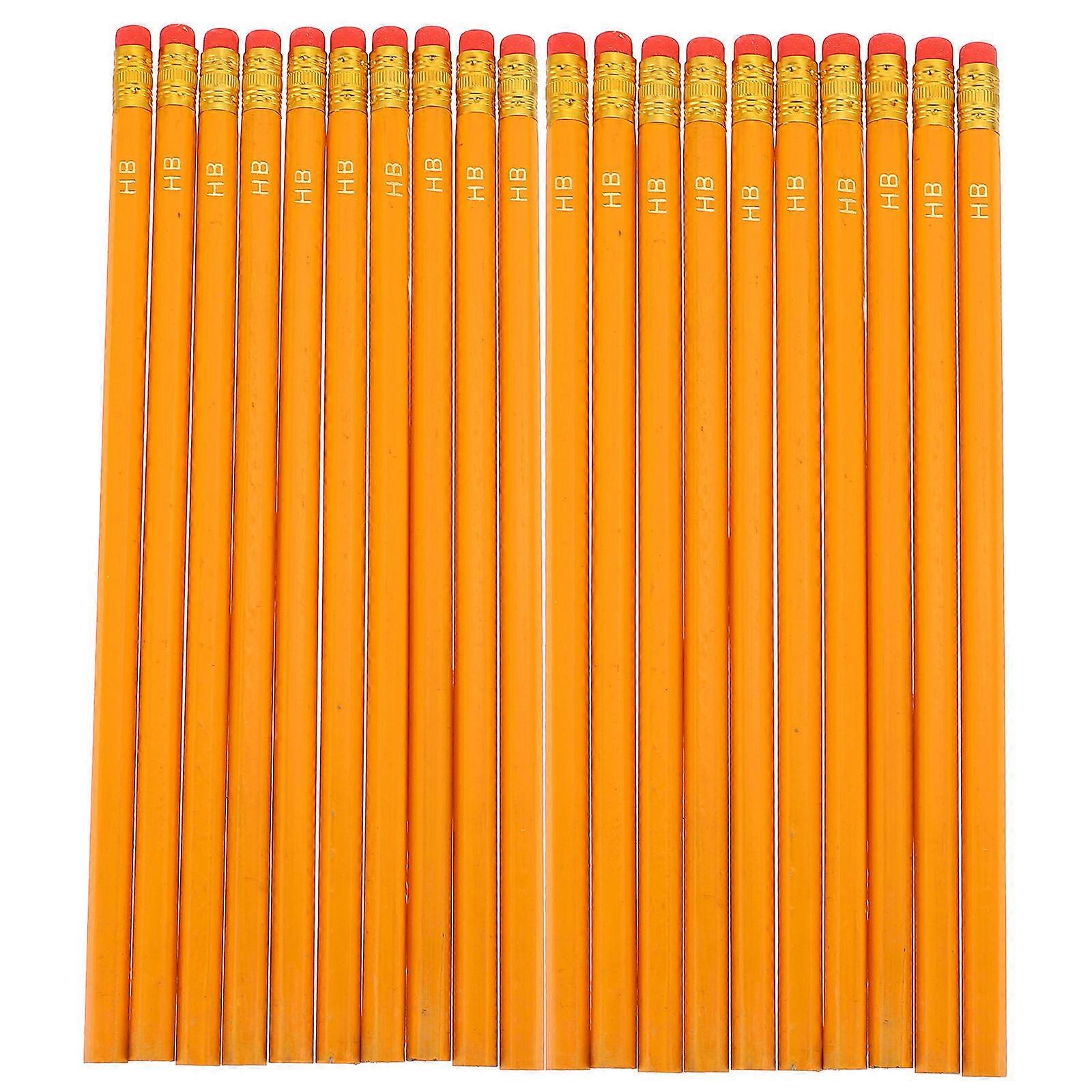 30pcs Pencils with Erasers, Portable Writing and Sketching Pencils for Students, Essential School Stationery Supplies