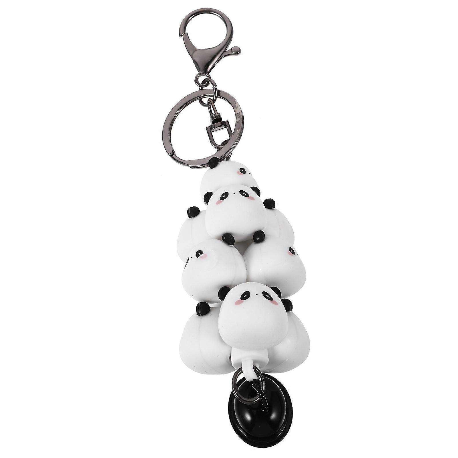 Silicone Animal Keychain Charm Pendant for Decor Use Assorted Color Creative Design
