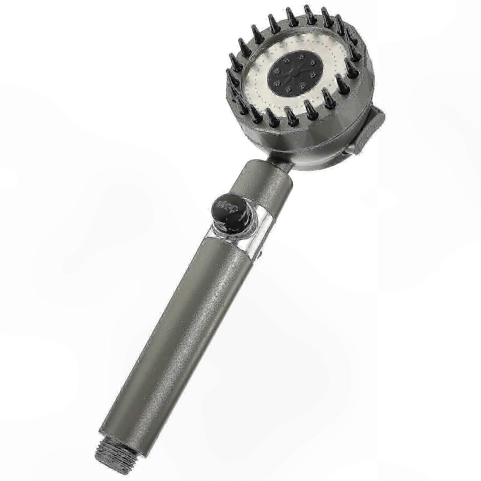 Adjustable Plastic Shower Head with Removable Design - 25.5x7.5x6.5cm Size