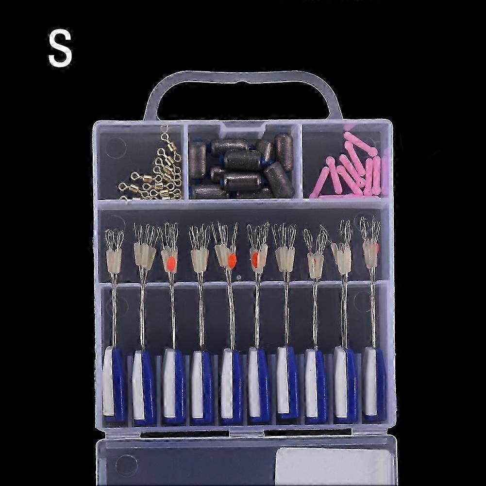 Fishing Stoppers & Space Beans Tackle Set with Rolling Swivels Weights - Essential Fishing Gear (Size S)