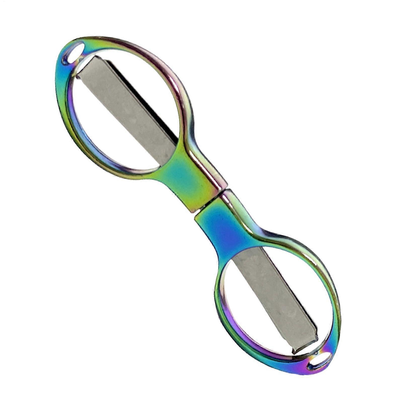 Portable Scissors, Folding Scissors for Craft and Outdoor Use, Safety Back Strength Design, Colorful and Multipurpose Cutting Tools