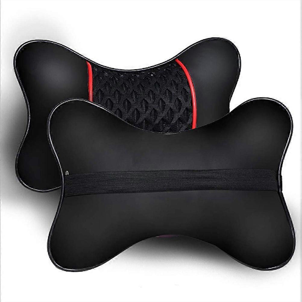 PU leather car headrest cushions for neck support