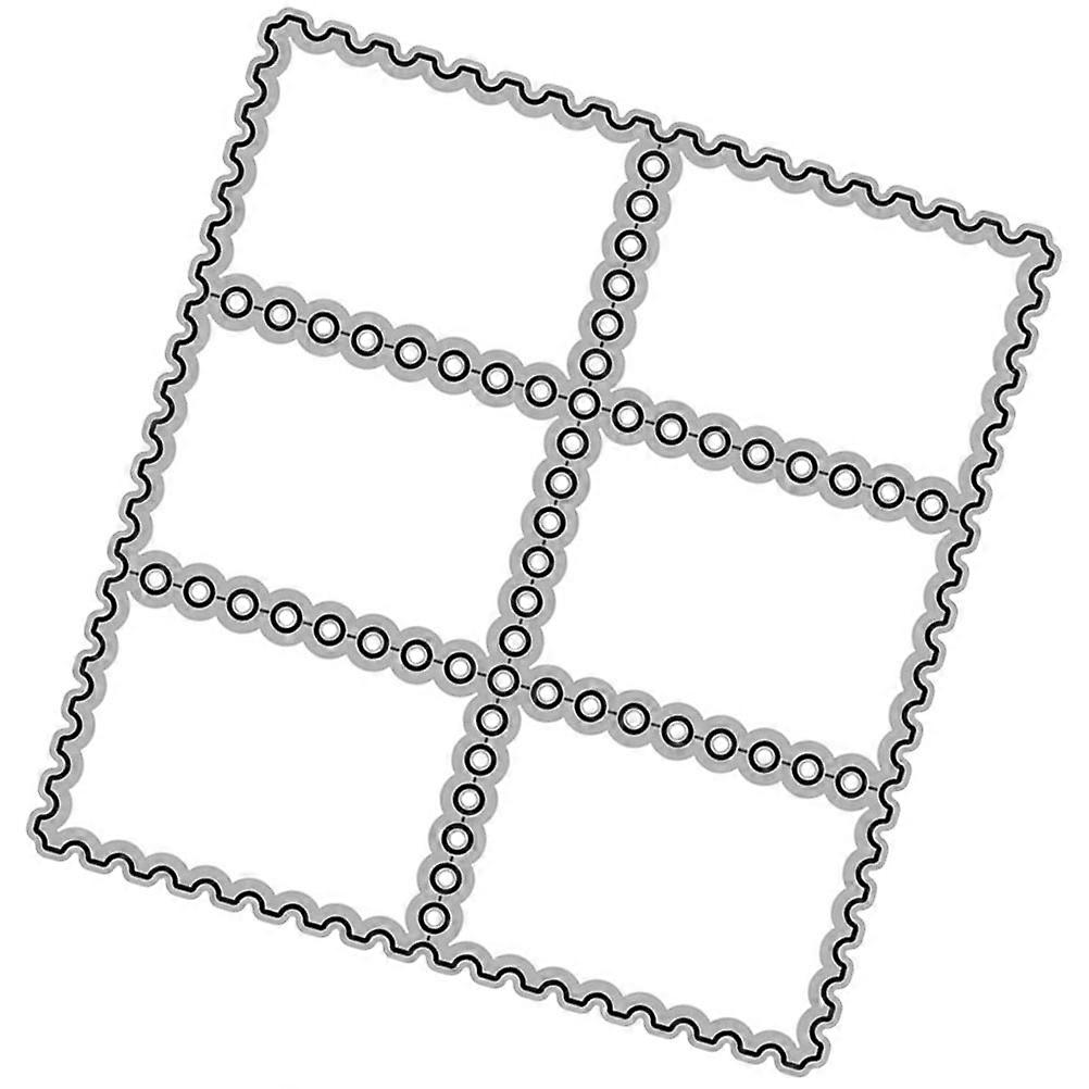 DIY Stamp Cutting Dies 1 Set Silver Color Ideal For Teens And Handmade Enthusiasts Featuring Functional Card Making And Craft Supplies