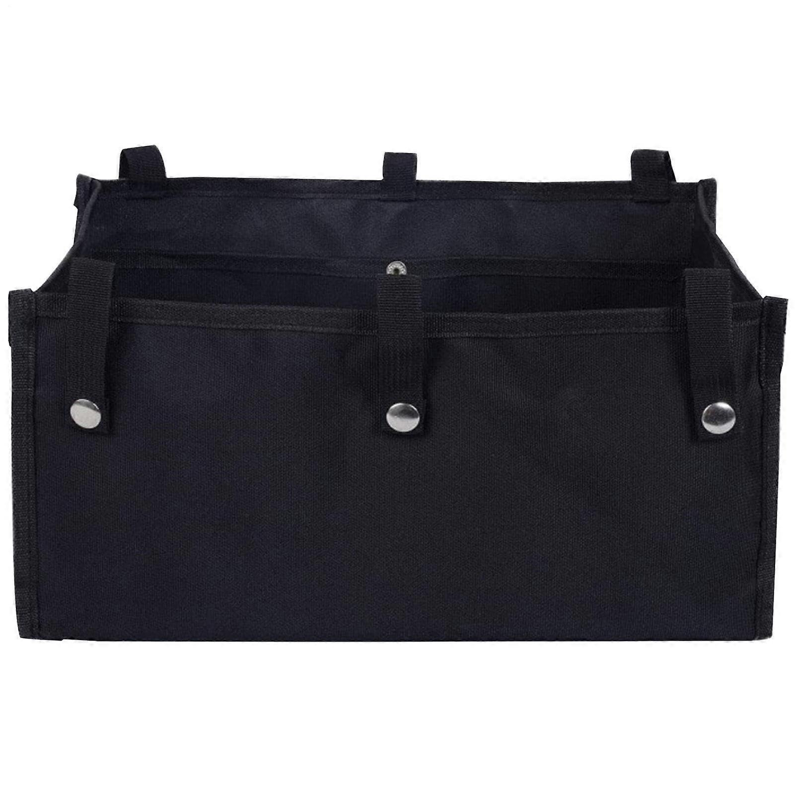 Rollator seat bag  Walker tote accessory, organizer storage bag for books, shopping, and transporting important items.