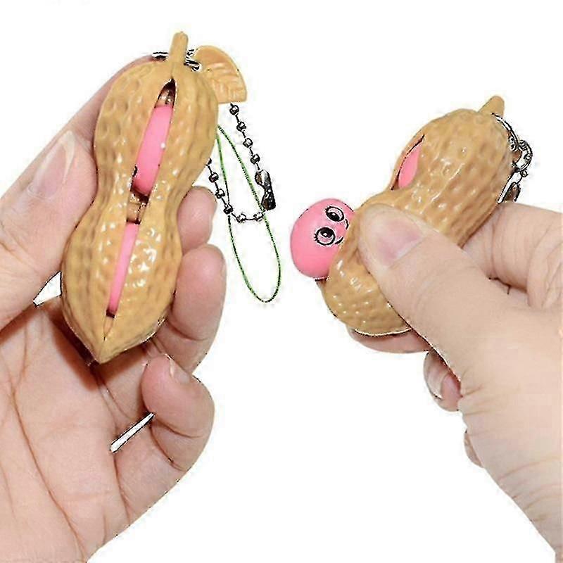peanut squeeze charm toy reduces anxiety and tension
