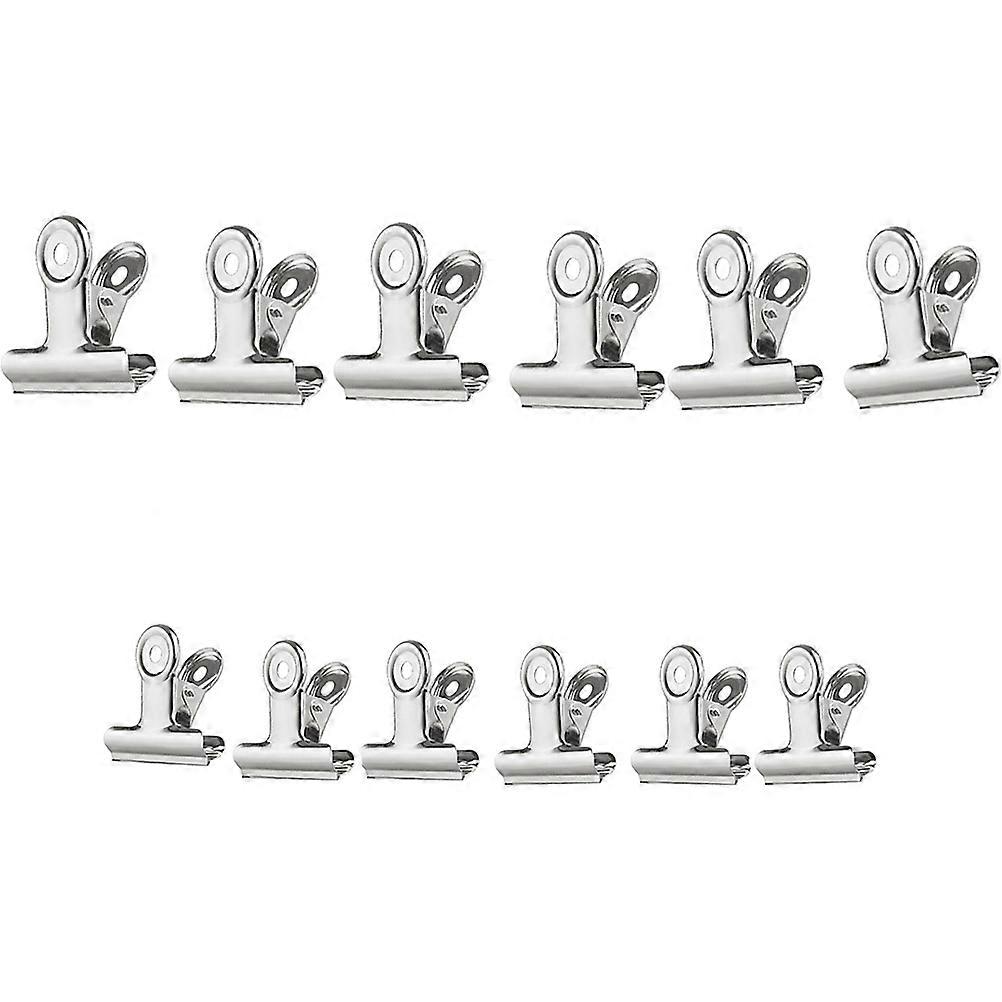 Office Binder Supplies 12Pcs Designed For Crafting And Modelling Offering Exceptional Gripping Performance In Silver
