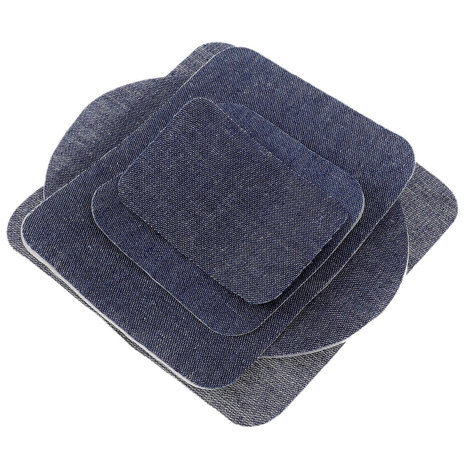 DIY Fabric Patches For Tear Fixing 5Pack Iron-On Embroidered Cloth Patches For Jeans And Skirts 12.5x12.5cm