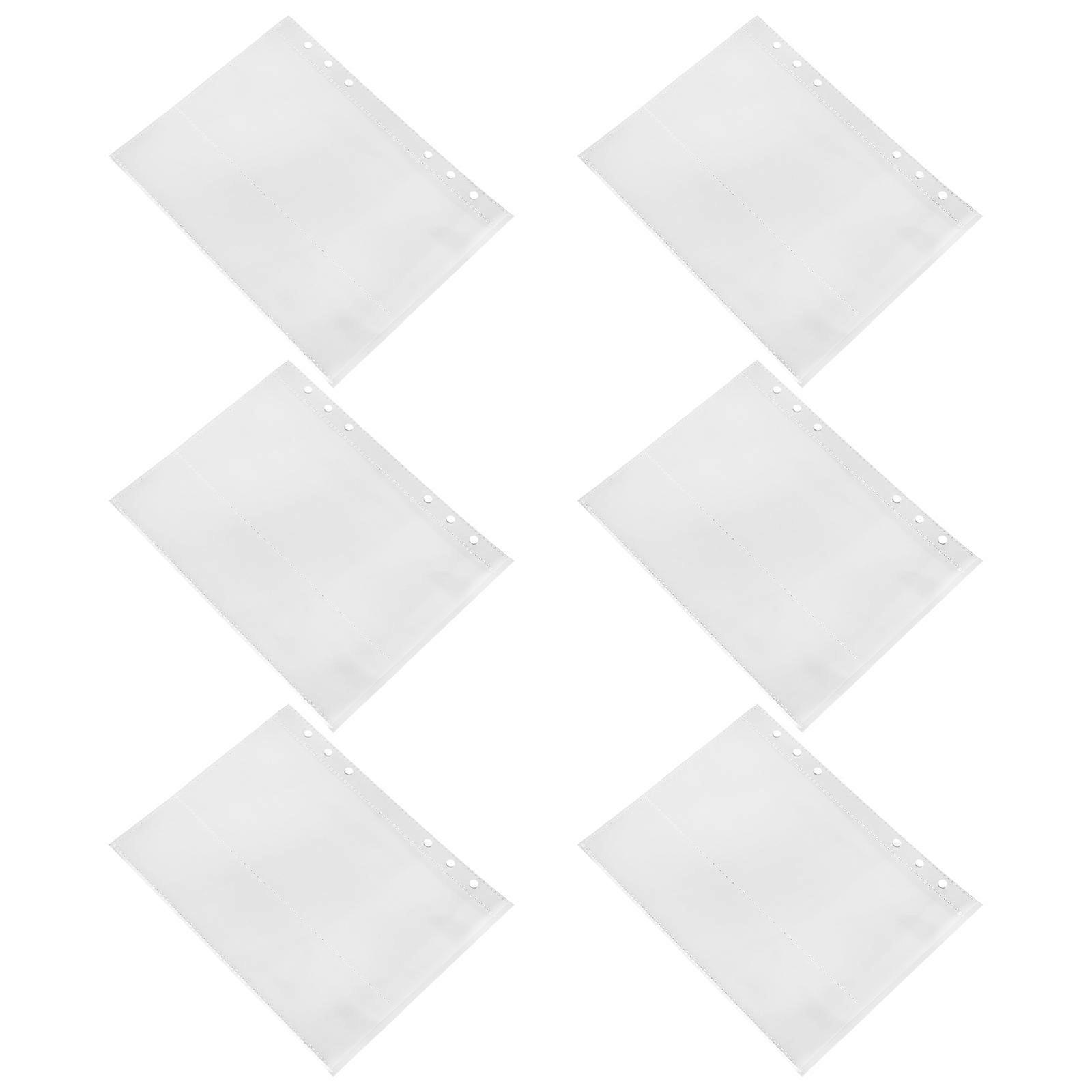 Display Book With Plastic Sleeves For Home Use, Transparent Album Inner Page Bag With Protection Feature For 20Set Storage