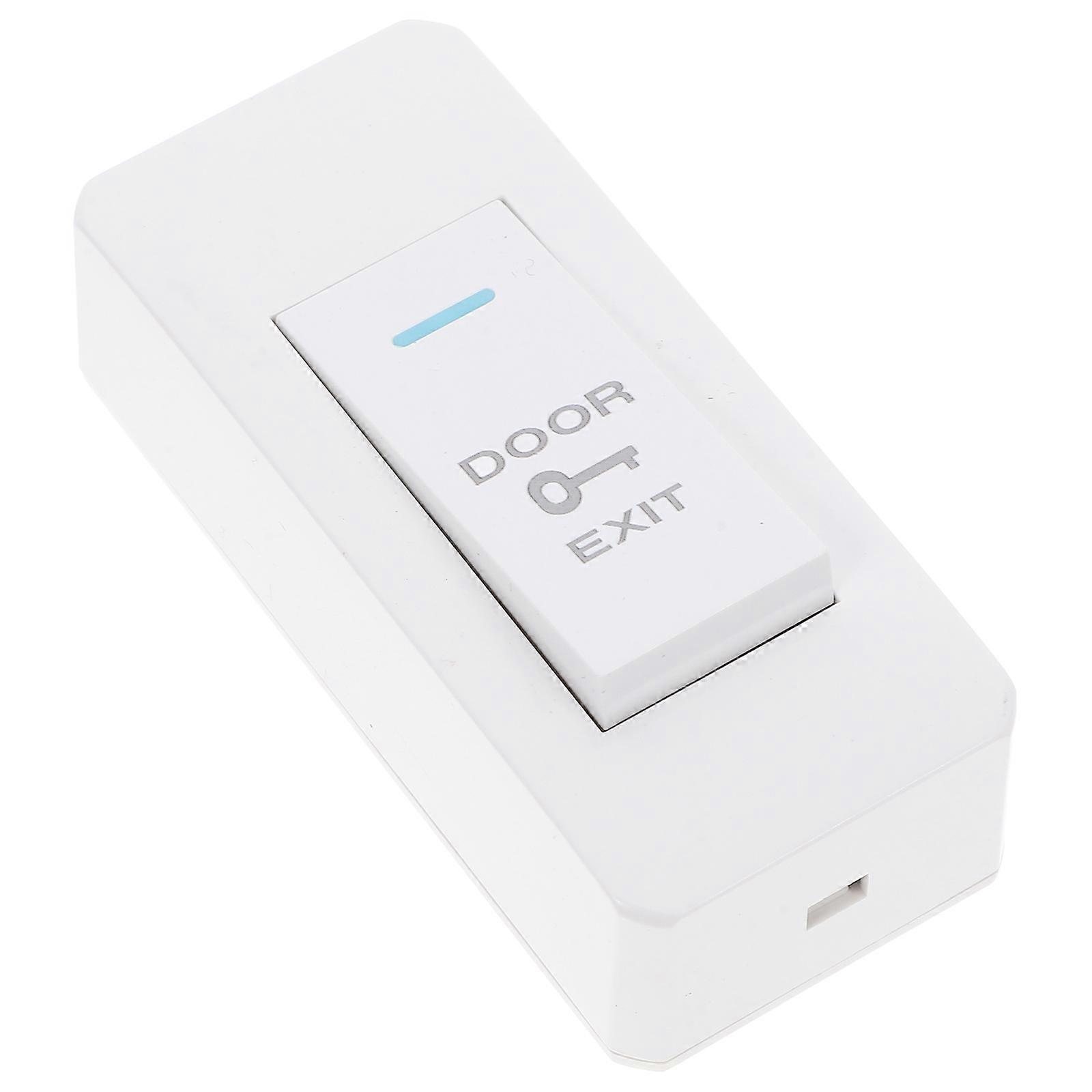 Doorbell Switch White Pc Material with High Power Stability for Doorbell Use