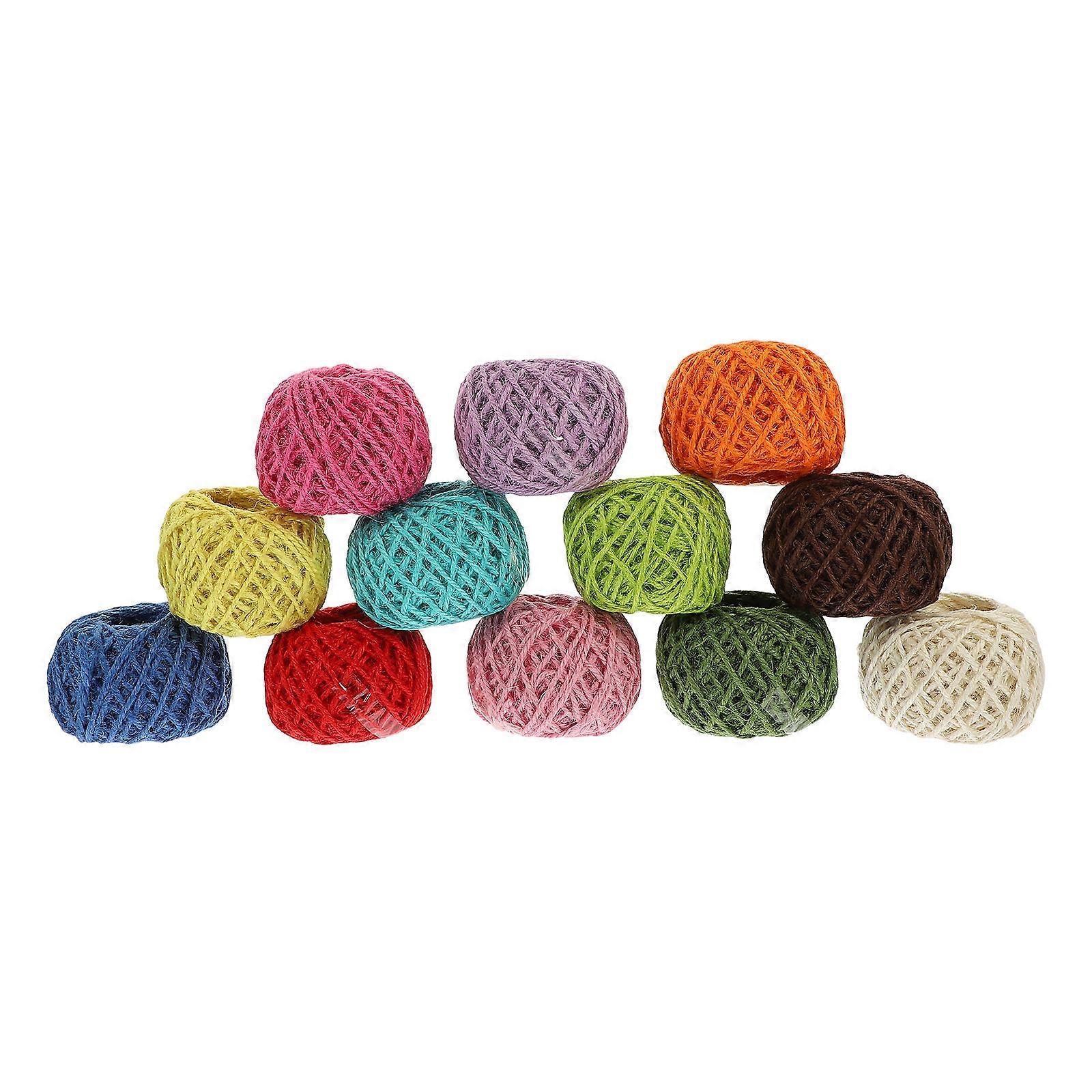 DIY Craft Decorative Flax String Made of Durable Synthetic Material for Various Projects