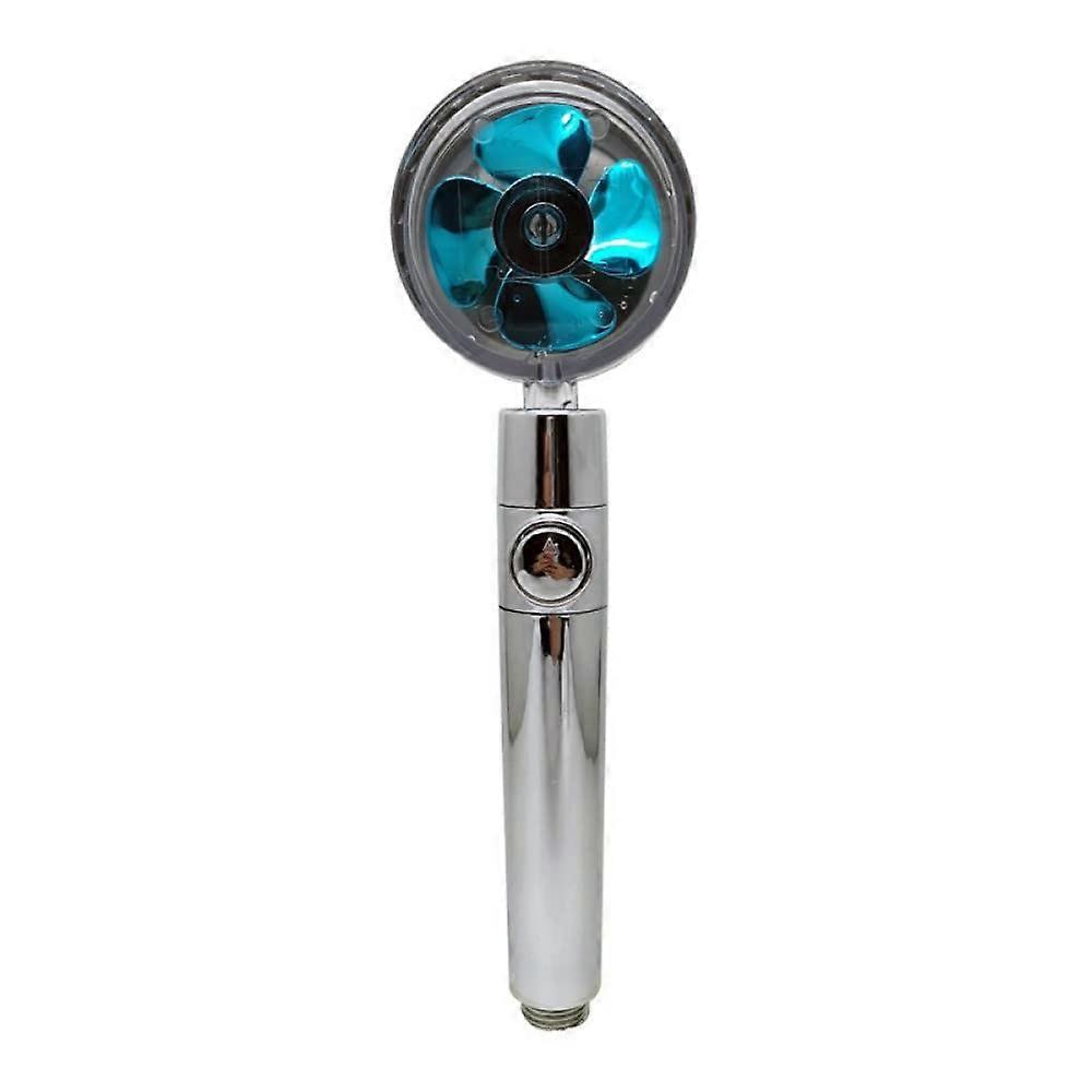 Shower head with 3 modes, pressure, handheld, adjustable, watersaving, Type D, B, white