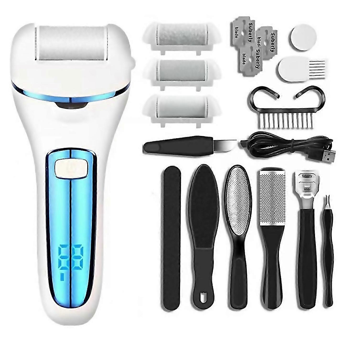 For automatic pedicure grinding machine foot callus removal tool waterproof lighting digital display