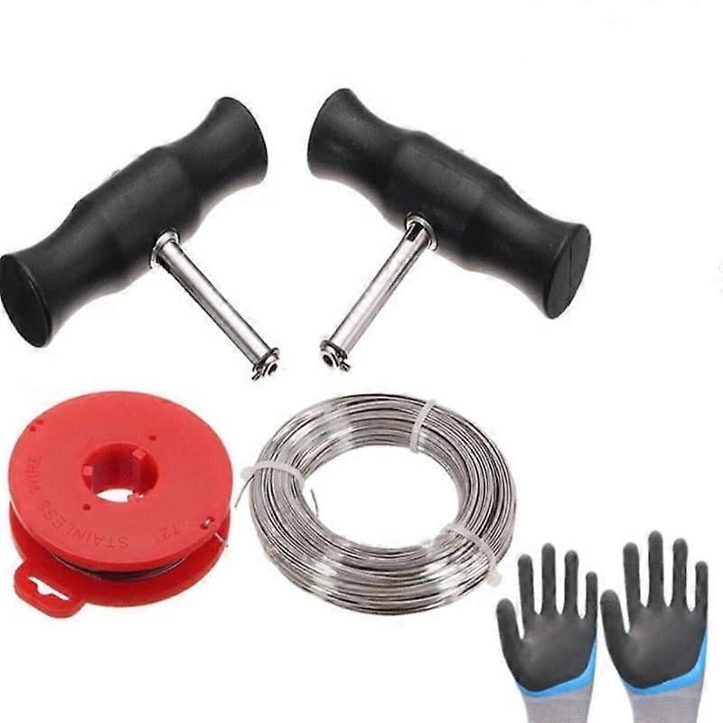 Car Windshield Removal Tool Wire And Handle Glass Cutting Kit For Auto Glass And Vehicles