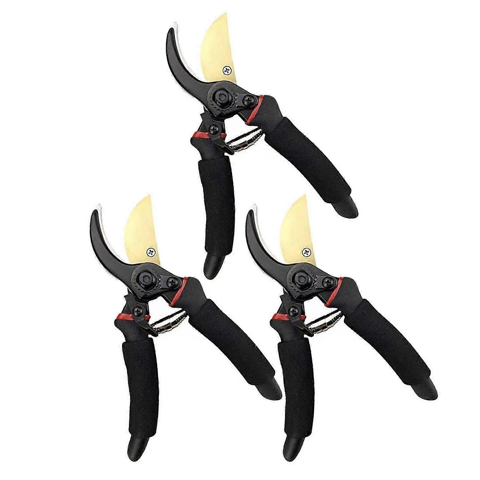 Professional Premium Steel Bypass Pruning Shears Ergonomic Secateurs for Trimming Plants Branches Shrubs