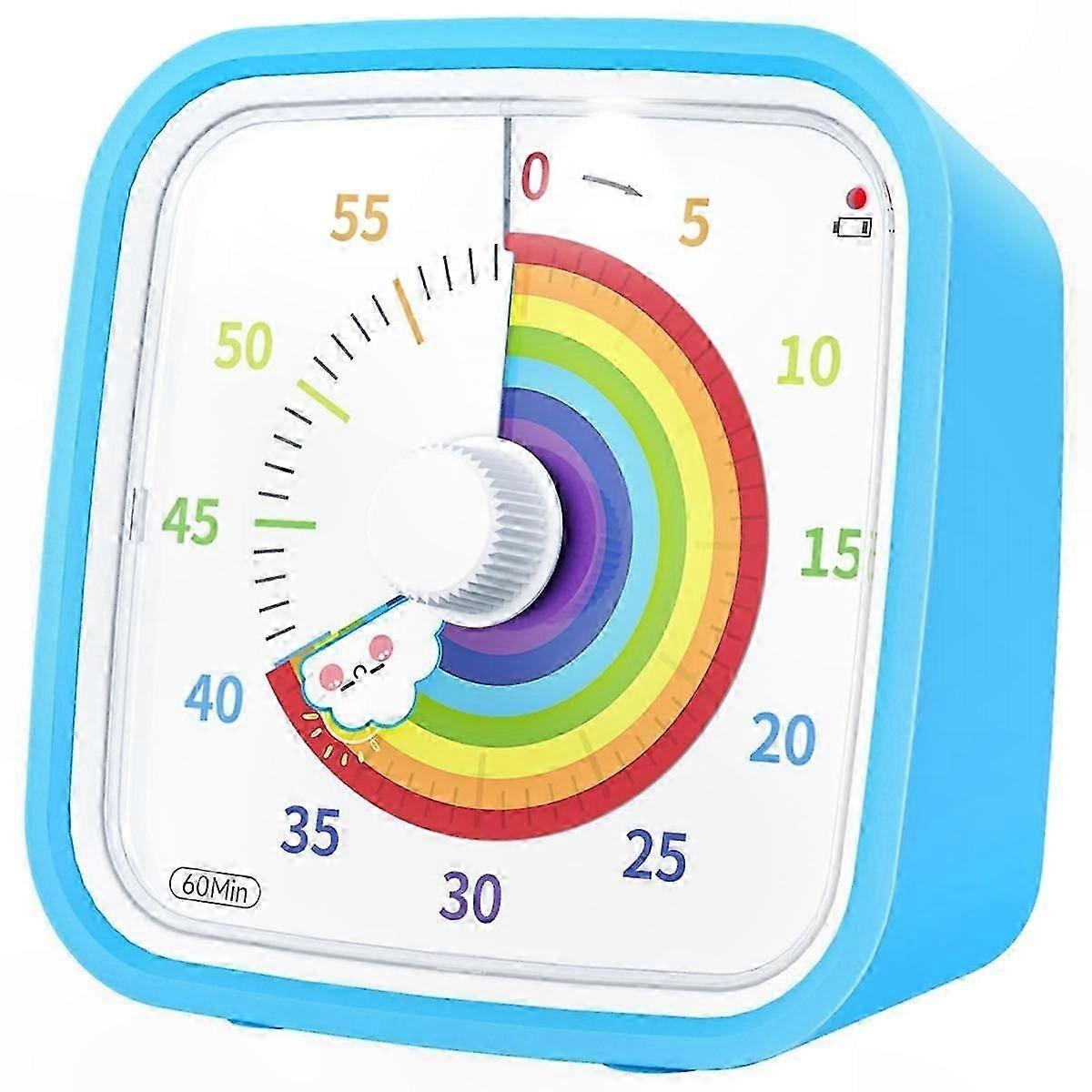 Kids' Cartoon Alarm Clock with Timer Function for Study and Kitchen Use Multifunctional Visual Electronic Clock
