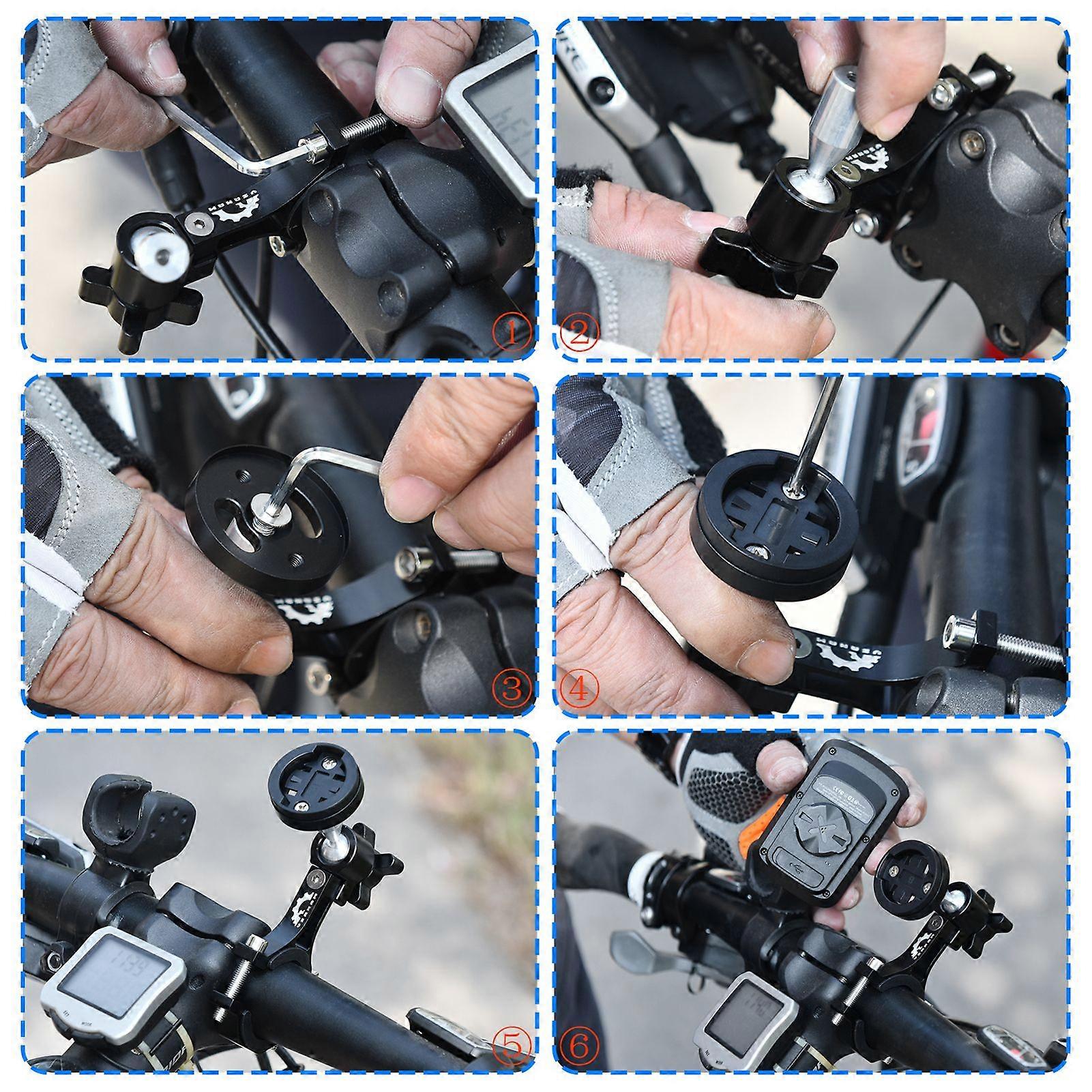 Bicycle Computer Camera Mount Holder Front Bike Sports Camera Mount Bike Handlebar Mount Handle Bar Computer Mount Replacement for Garmin Bryton CATEY