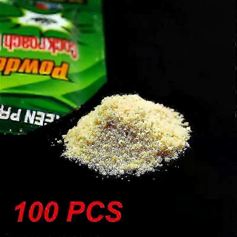 Powerful Cockroach Bait Powder for Home Pest Control - Effective Cockroach Eliminator, Trap & Insect Killer for 1-100pcs