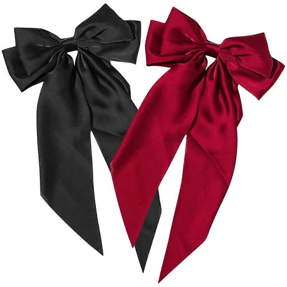 Pinces à cheveux grand nœud avec motif de ruban, barrettes à ressort légères pour les femmes, parfaites pour un usage quotidien, des fêtes, des mariages et des festivals
