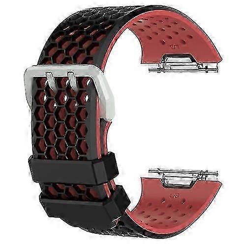 For Fitbit Ionic Two-tone Silicone Watch Band With Buckle VNMR