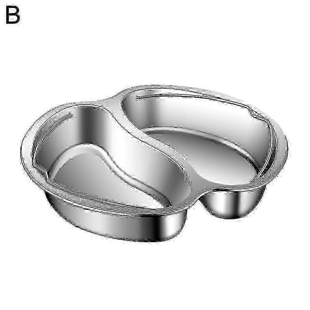 Multifunctional Divided Steamer Tray with Double Handles - Dual Layer Kitchen Container for Healthy Cooking