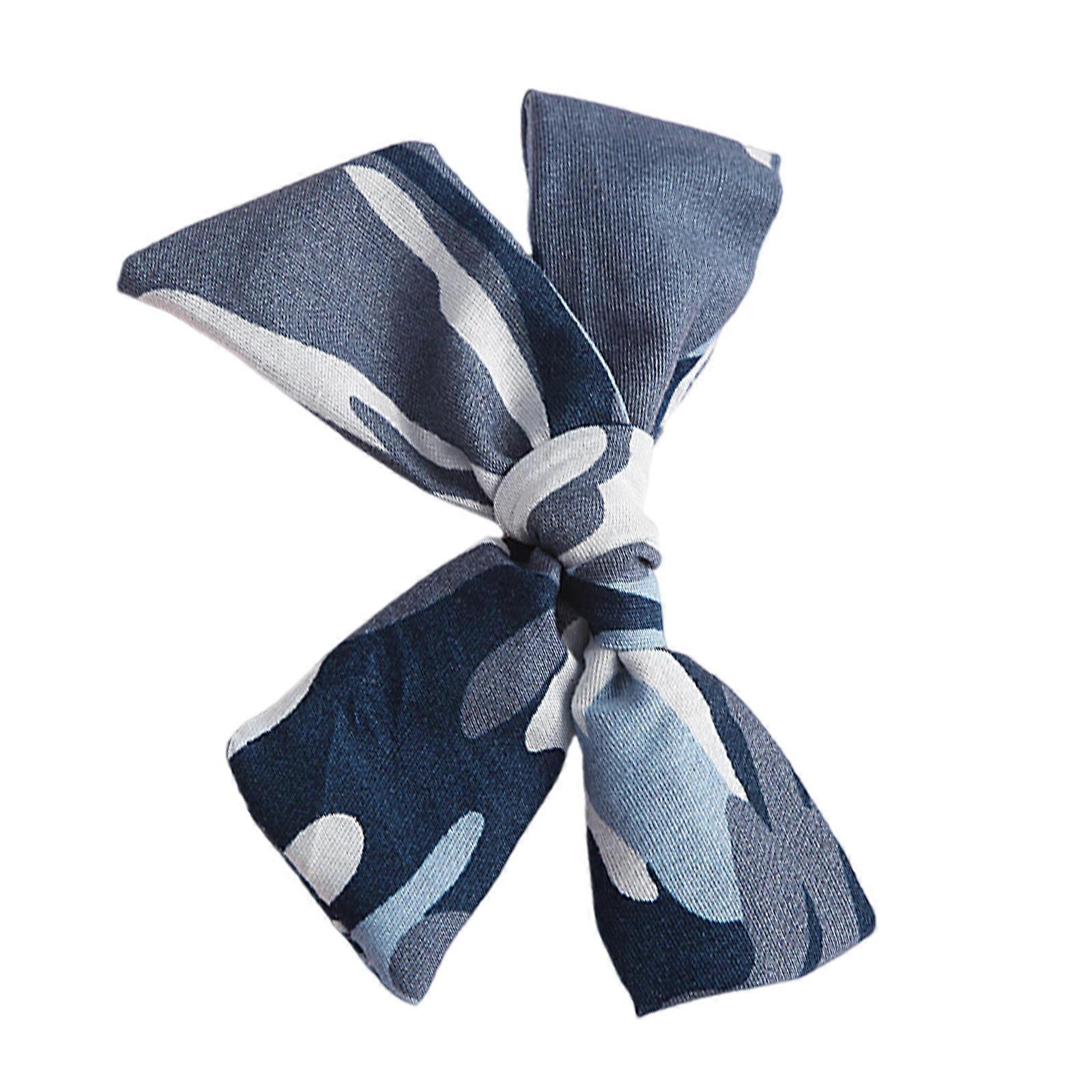 Patterned Hair Accessories For Kids Soft Fabric Slip Resistant Design Perfect For School Gatherings And Daily Use Multicolor