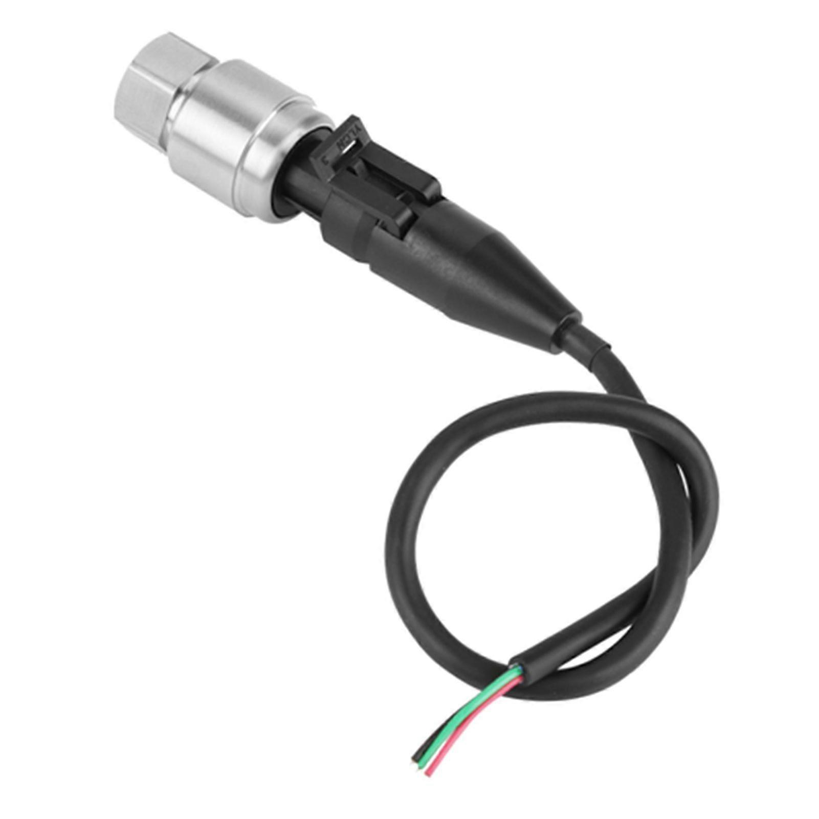 G1/4" Pressure Transducer Sensor Input 5V Output 0.54.5V / 05V for Water Gas Oil (01000PSI)