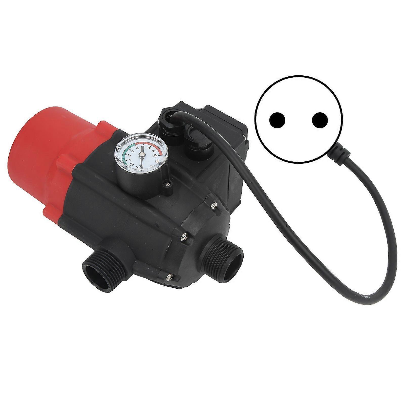 G1in Adjustable Water Pump Pressure Control Switch Waterproof Pump Controller 1.53.0bar EU Plug 220V240V 1.1kw