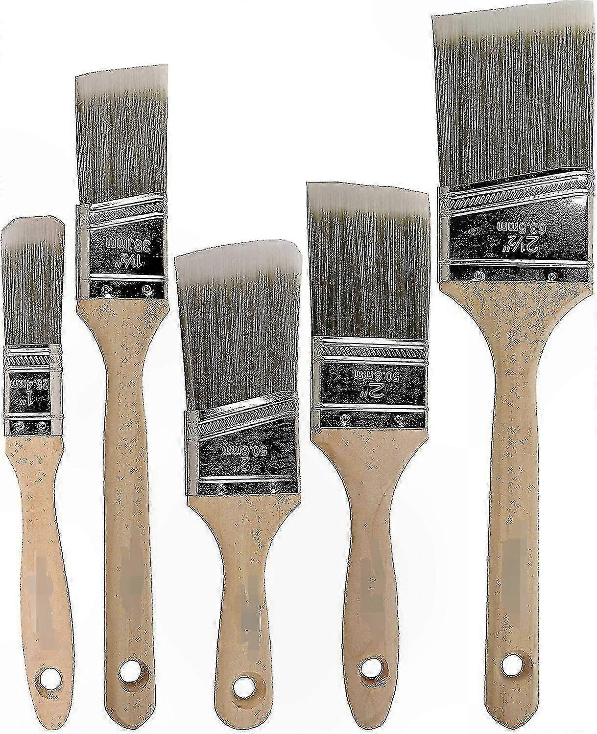 Professional 5-Piece Paint Brush Set for Artists and Craftsmanship Projects
