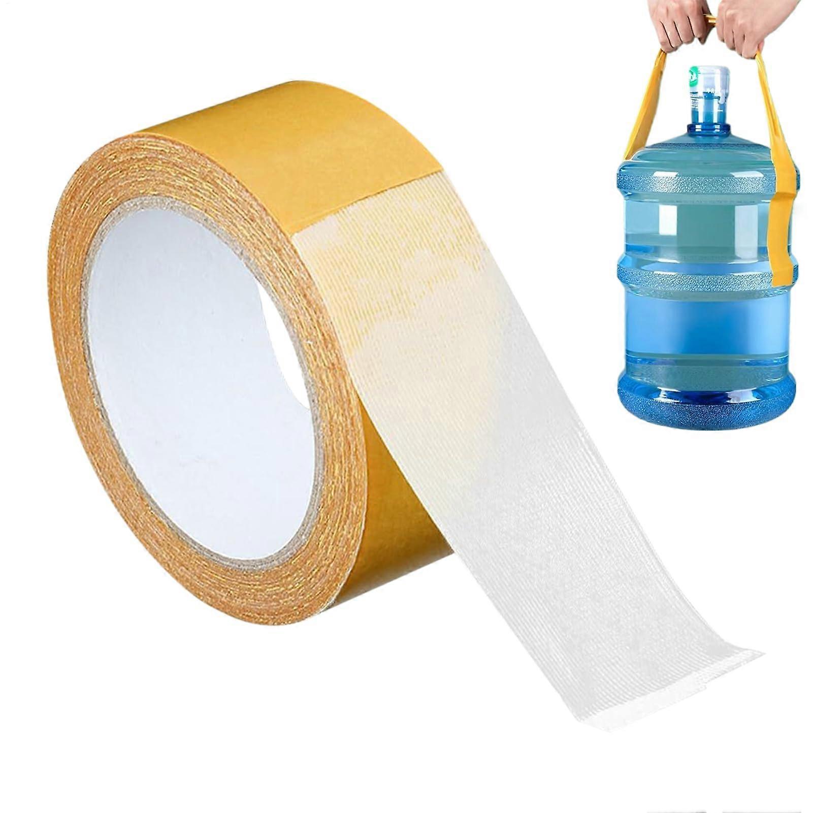 Double Tape TwoSided HeavyDuty Tape, Mesh Adhesive, Fabric Tape For Carpet Grip, Clear Floor Mounting
