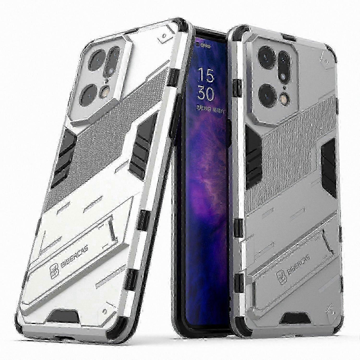 Kickstand Case for Find X5 Pro - Durable PC & Soft TPU Protective Cover with Stand Function