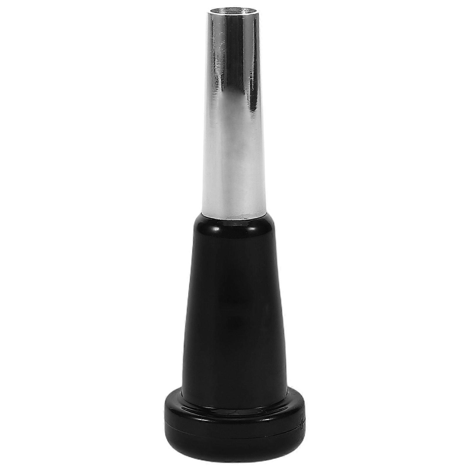 Plated Metal Trumpet Mouthpiece for Beginners – Comfortable Design, Durable ABS Construction, Ideal for Practice and Performance – Black