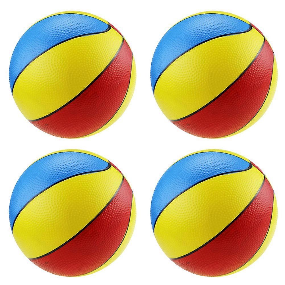 4pcs Inflatable Beach Ball for PVC Basketball – Fun for Indoor & Outdoor Throwing, Catching, and Kicking Activities