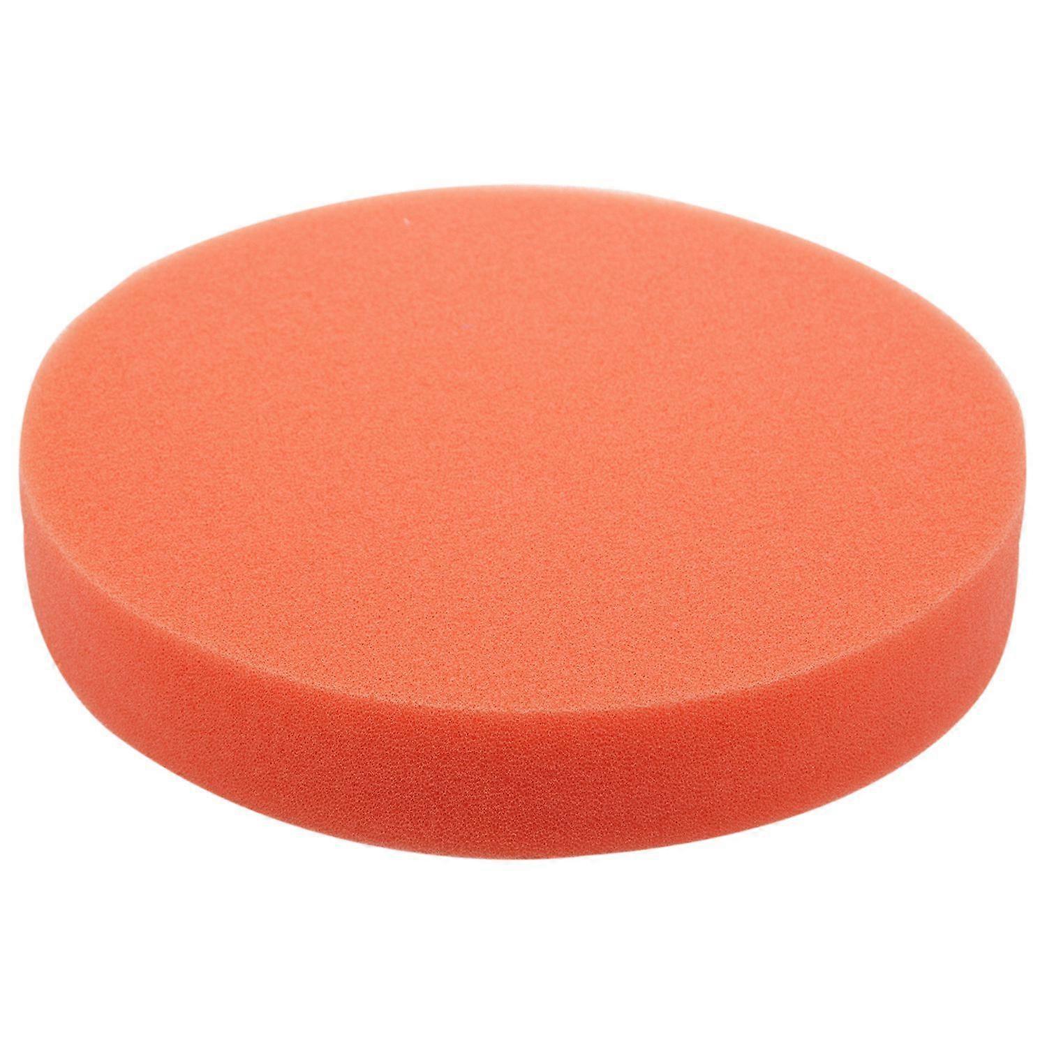 6 inch 150mm Soft Flat Sponge Buffer Polishing Pad Kit For Auto Car Polisher Color:Orange