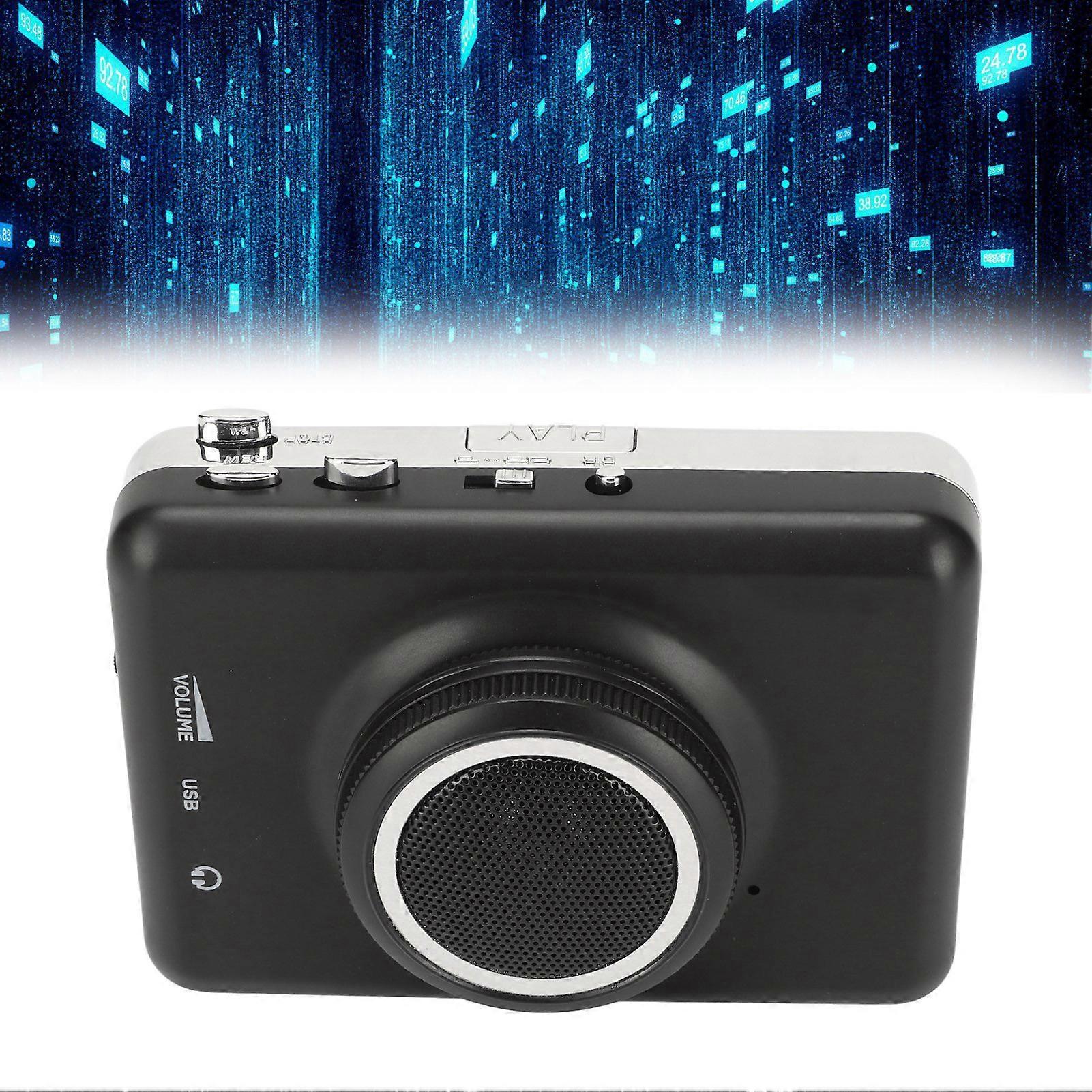 Cassette to MP3 Converter Retro HiFi Stereo USB Cassette Tape Player with Detachable Speaker 