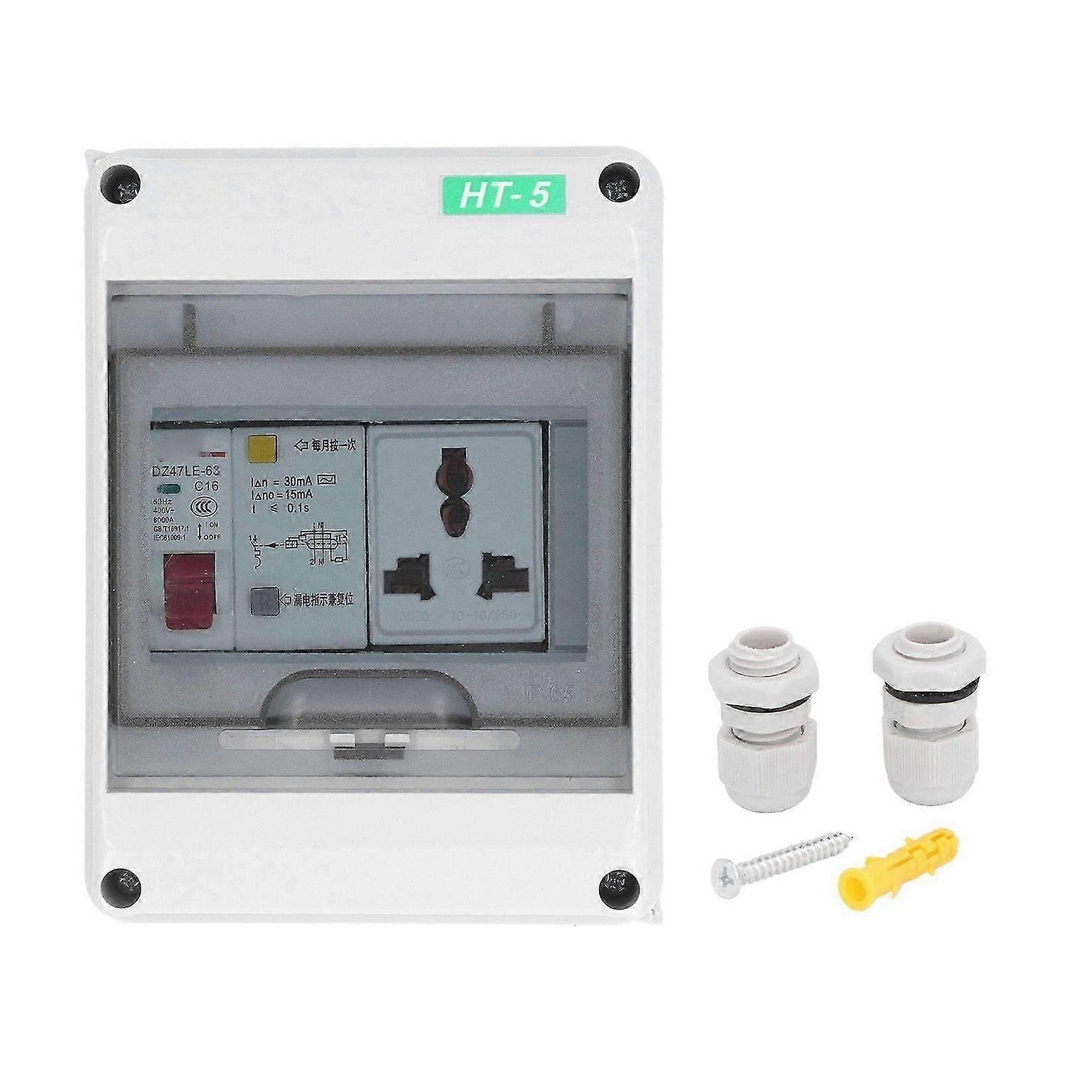 High quality Surface mounted distribution box 250VAC 10-16A three-hole universal socket w