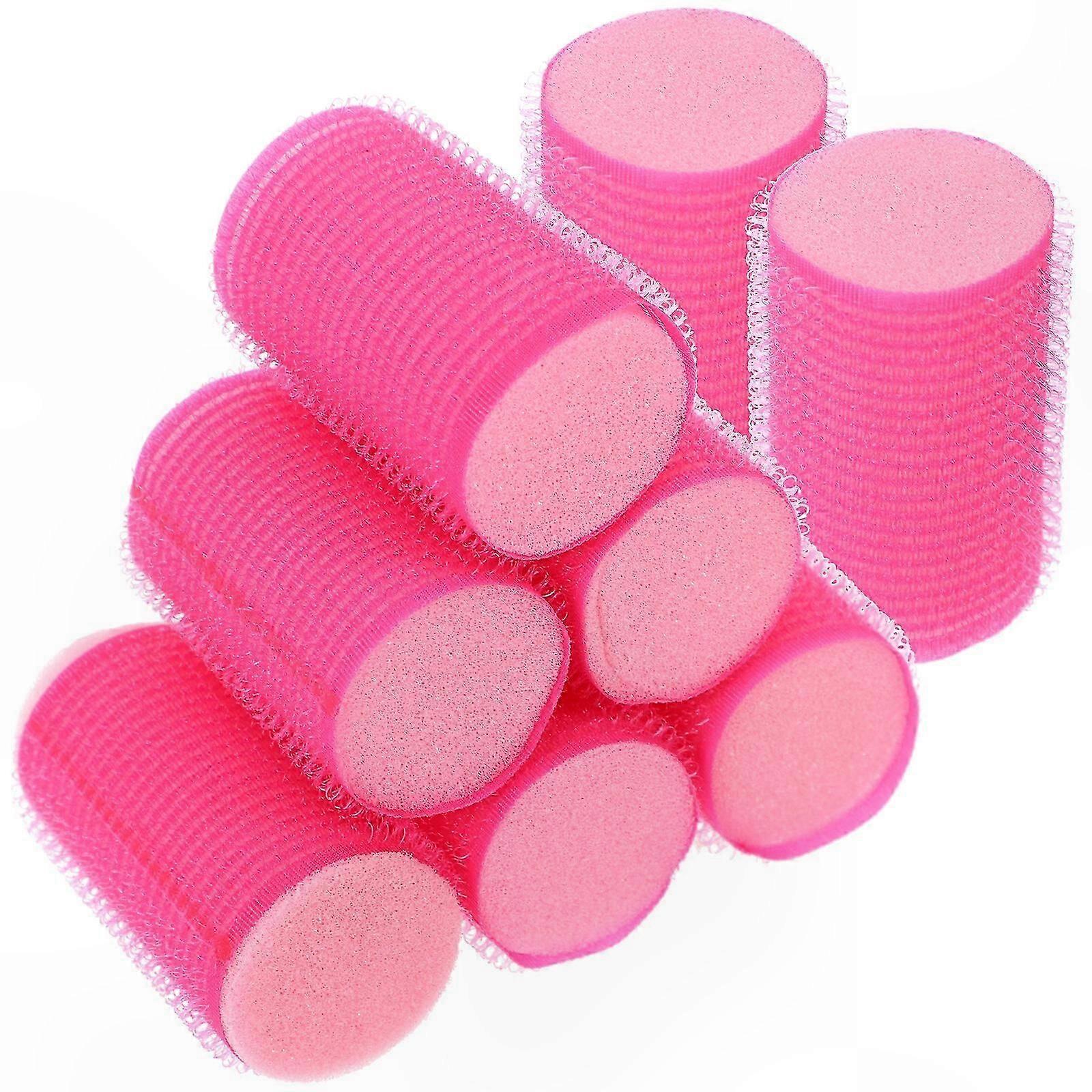 8-piece Self-Adhesive Hair Curlers for Women, Styling Sponges, Salon Quality Rollers for Effortless Curls and Waves