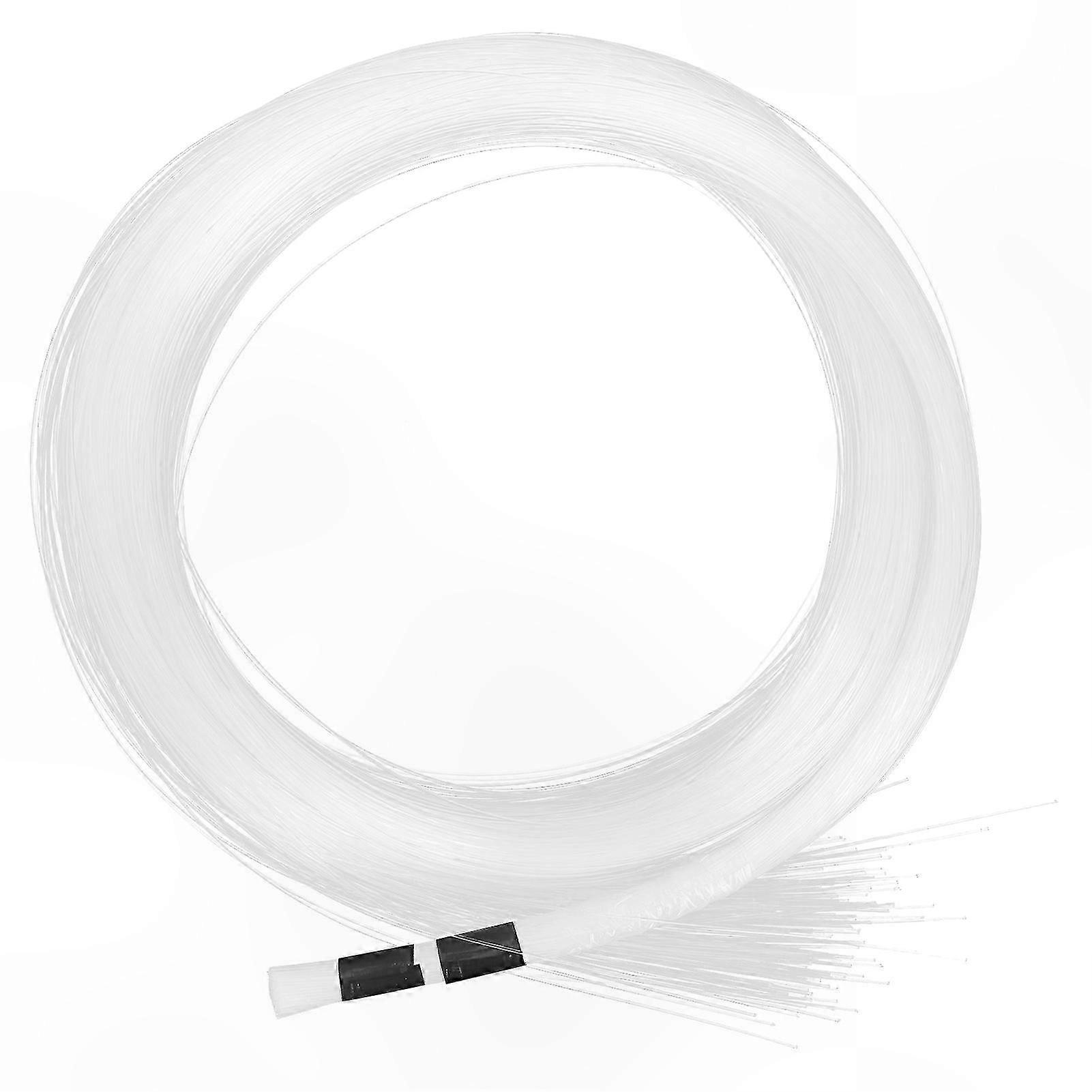 150Pcs 2m PMMA Plastic Optical Fiber Cable, 0.75mm Diameter for Light Source Applications