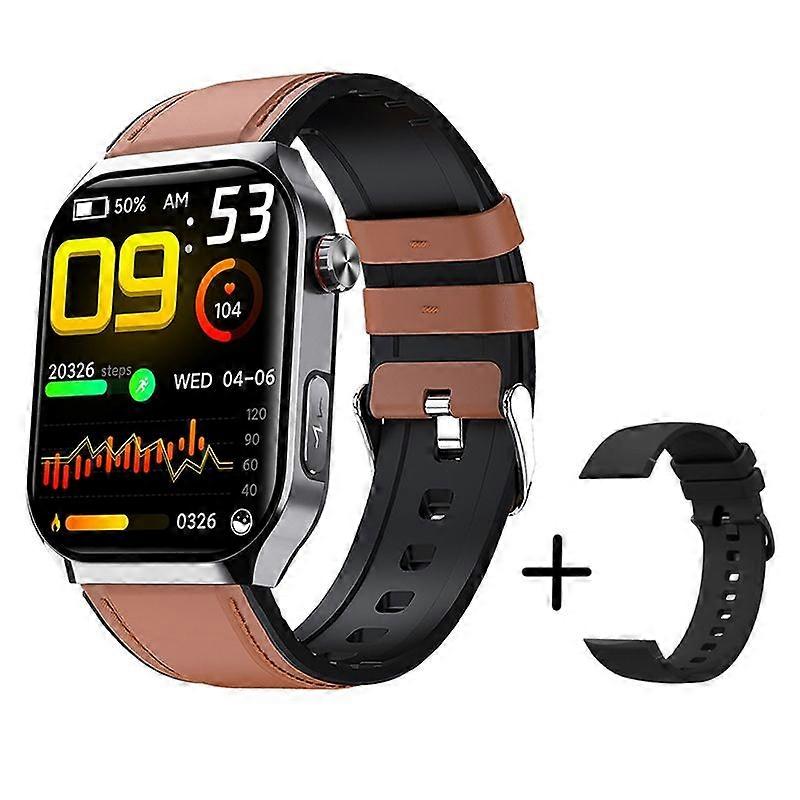 Smartwatch Chronus F700 2.1 Inch with Mini Health Check and BMI Monitor(Brown)