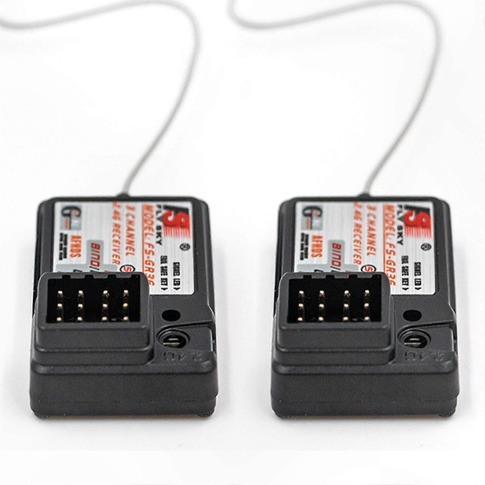2pcs 2.4G 3CH FS-GR3E AFHDS Receiver for RC Models and Drones