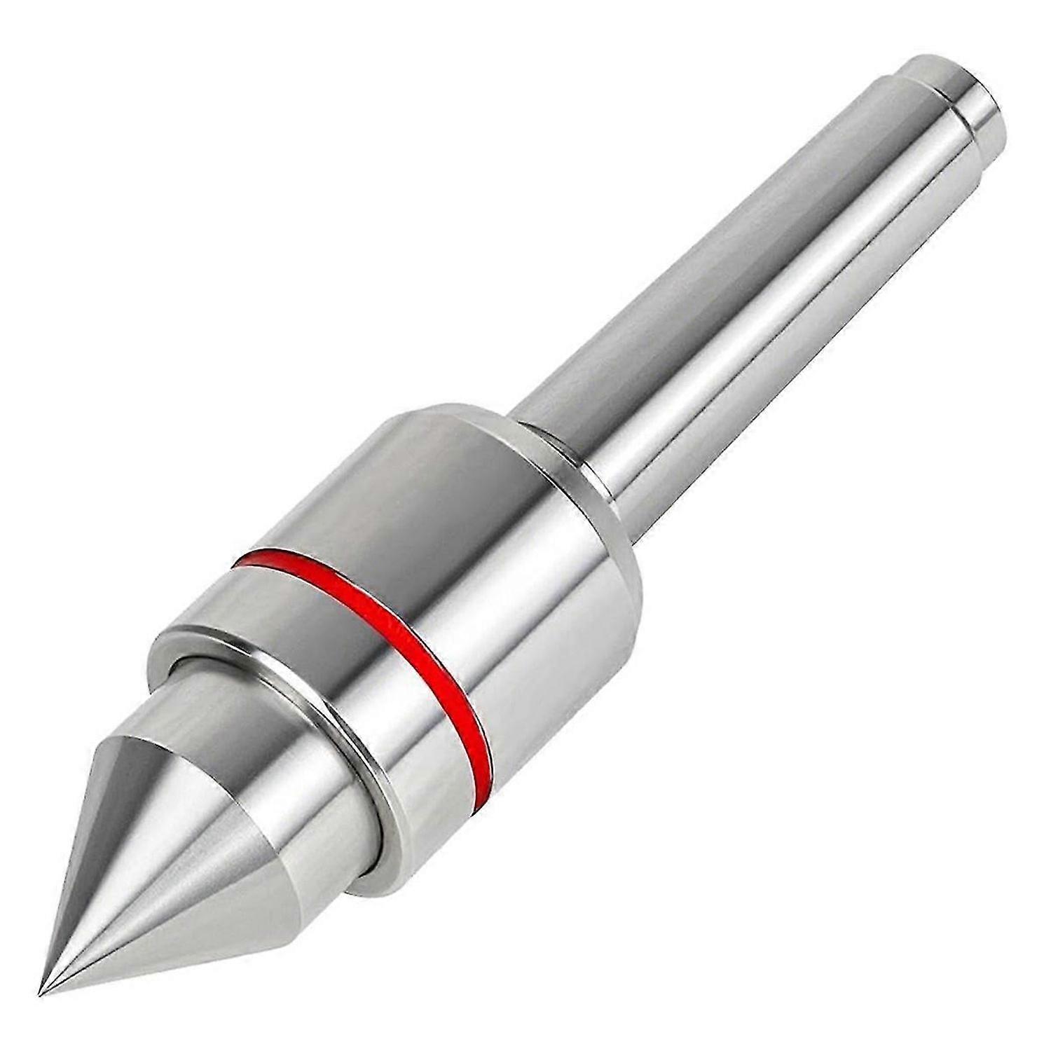 Heavy Duty 60° MT2 Live Center, 2MT Morse Taper Precision Rotary Live Revolving Milling Center Taper