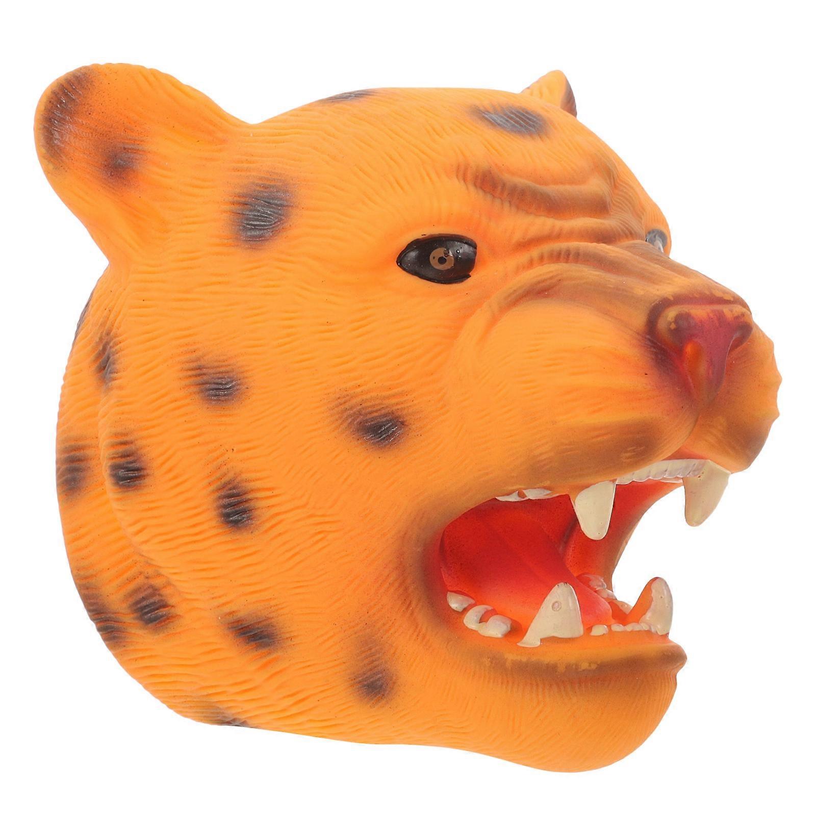 Cartoon Animal Hand Puppet Leopard for Storytelling 1 Puppet Plaything