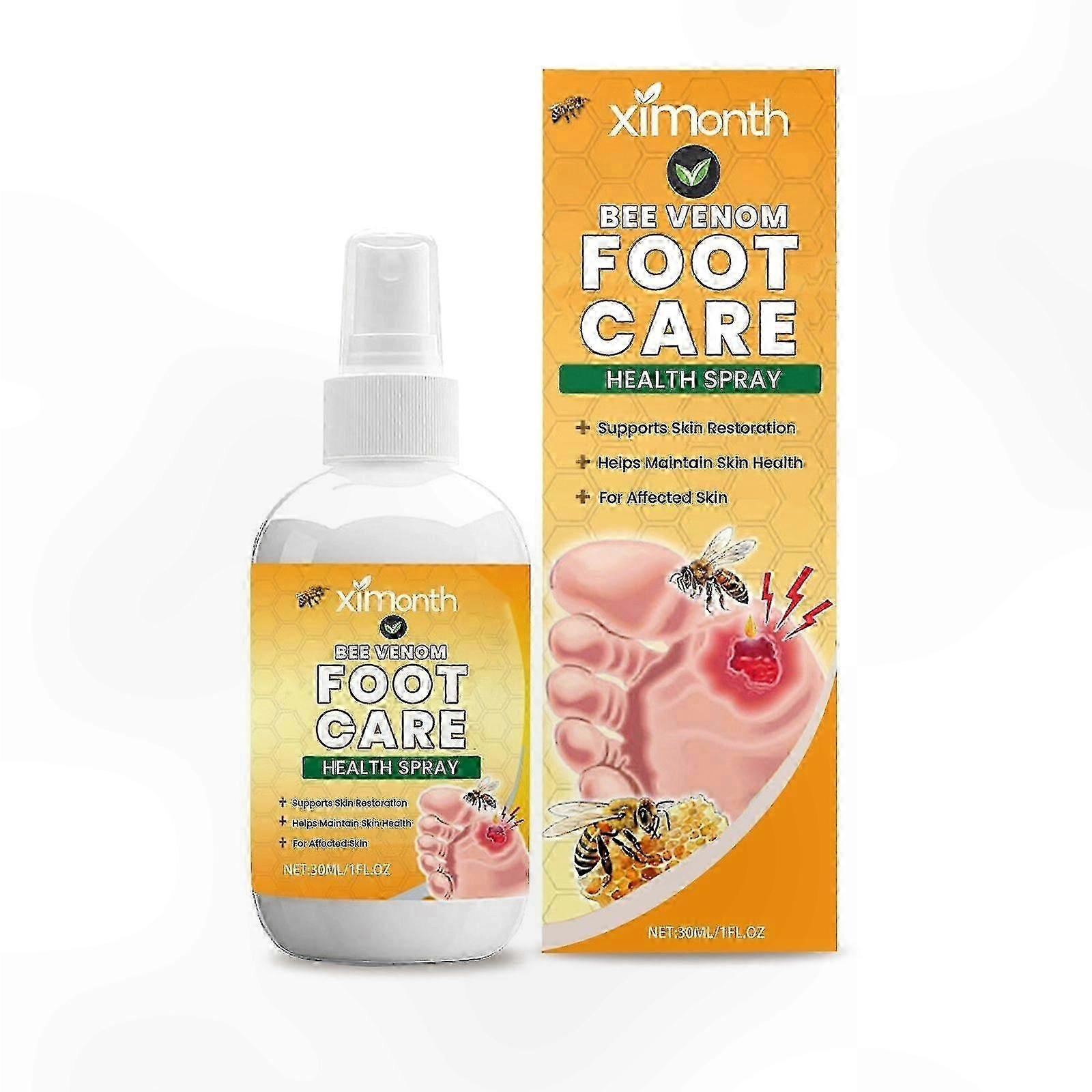 Natural Foot Mist with Herbal Extracts 30ml for Moisturizing, Odor Elimination & Skin Recovery, Antibacterial and Soothing Formula