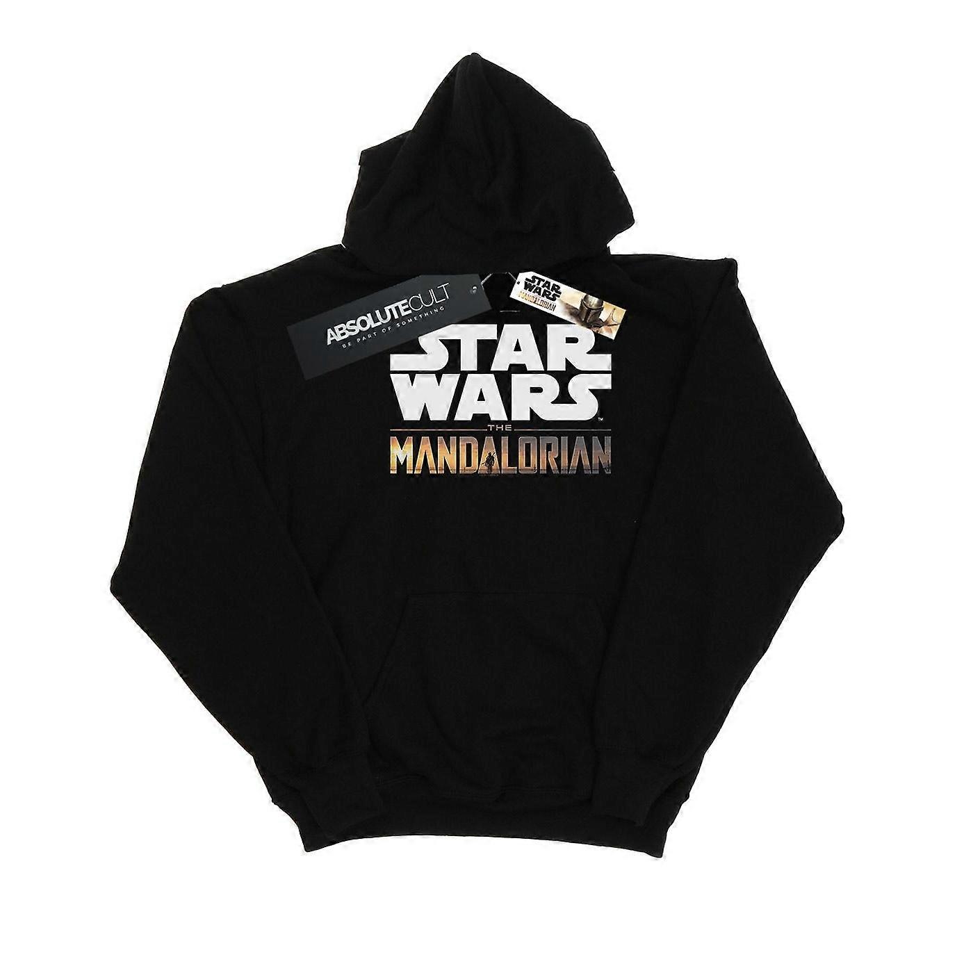 Star Wars Boys Mandalorian logo Hettegenser