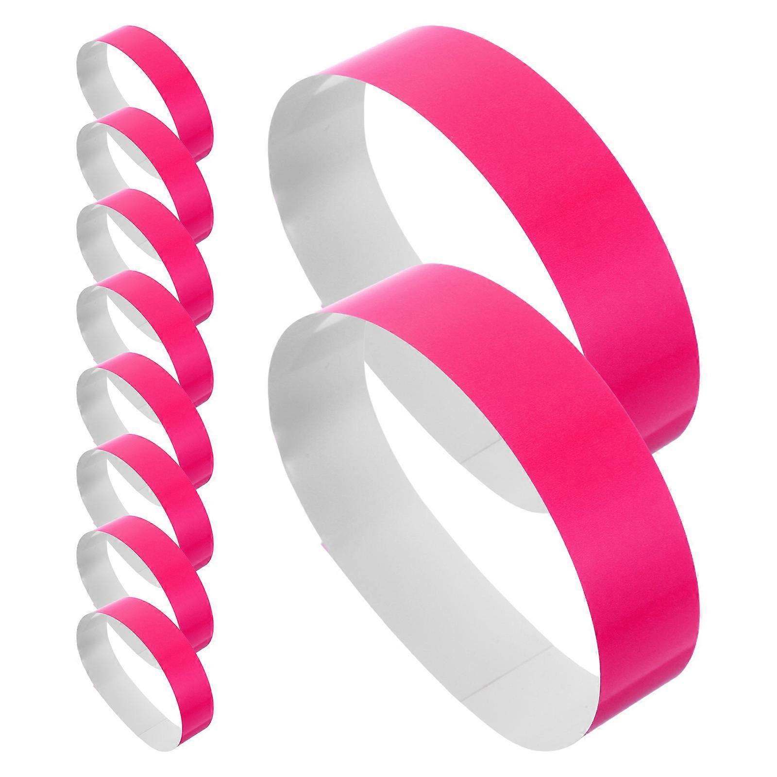 Puppy Id Collars Adjustable Puppy Id Collars for Whelping 100Pcs Rosy Color