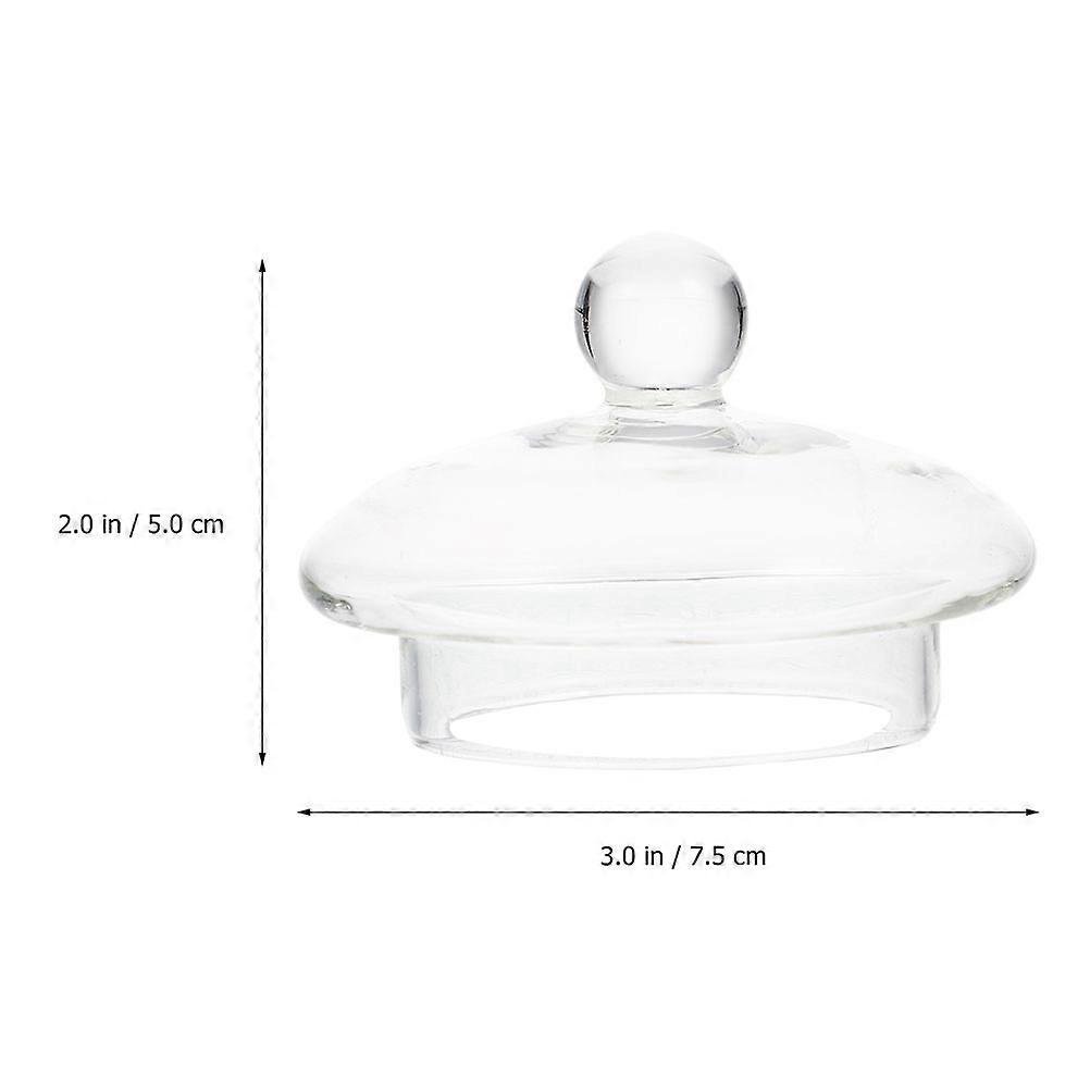 Clear Teapot Lid Glass Cover for Tea Kettle Replacement 6Pcs Set