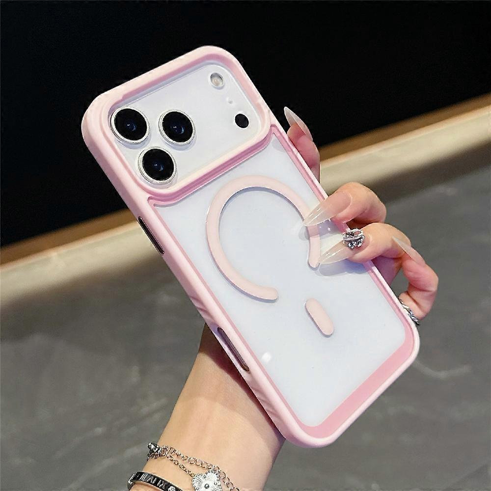 Compatible For iPhone 17 Pro Max Case Compatible with MagSafe TPU + PC Shockproof Phone Back Cover