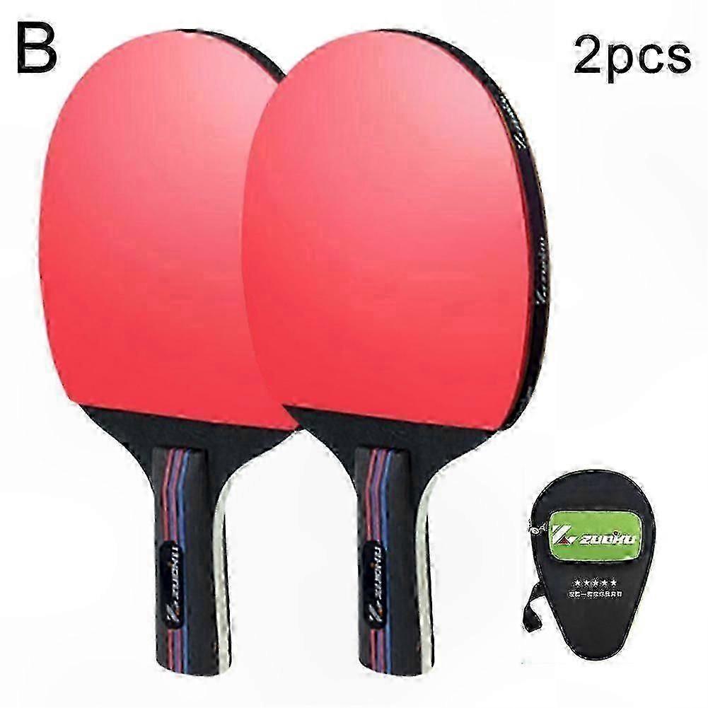 High-Performance Ping Pong Paddle with Elastic Rubber for Beginners
