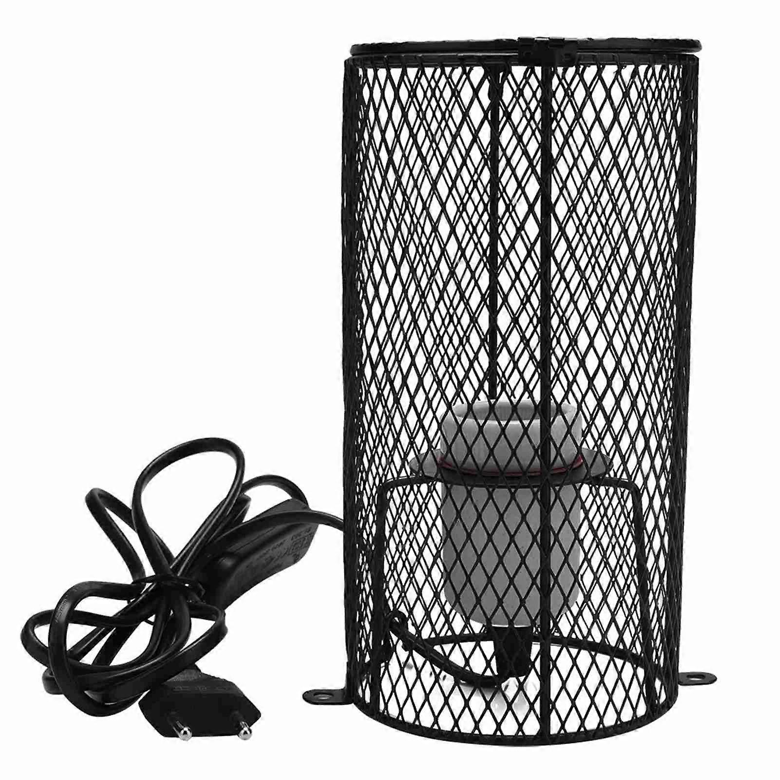 Reptile Ceramic Heating Lamp Light with Antihot Bracket for Snake Lizard Turtle